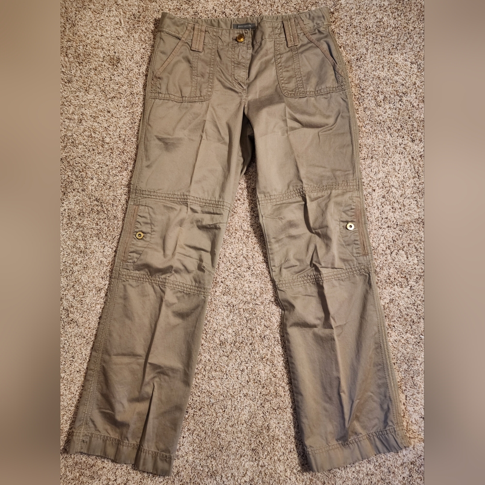 Ann Taylor Lindsey Khaki Cargo Dress Pants Sz 6